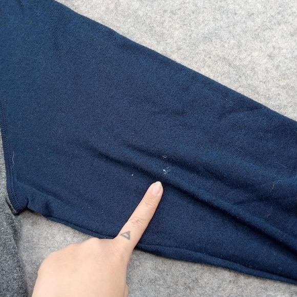 Chicago Fire Soccer Club Sweatshirt Mens Medium Gray Navy MLS Soccer Adidas - Picture 4 of 8